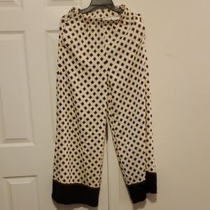 H&M Wide Leg Black and White Jumpsuit